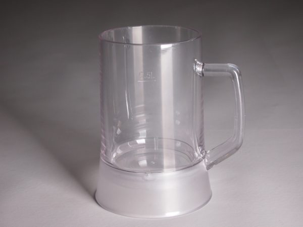 Hard plastic bierpul 0,5 L