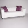 Lounge bank luxe wit - Afbeelding 3