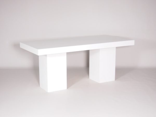 Tafel deluxe wit 180x80